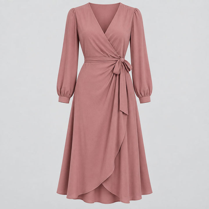 Celia Vestido Midi Cruzado
