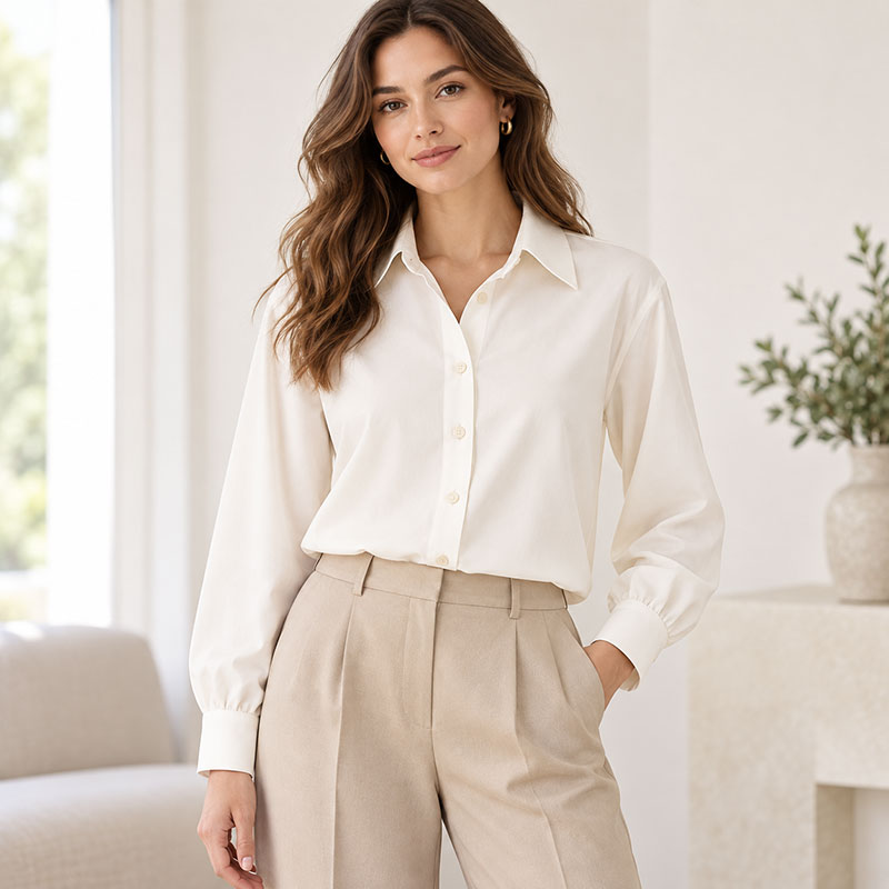 Clara Camisa de Corte Relajado